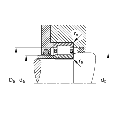 �A���L���S�� NJ2203-E-TVP2, ����(j��) DIN 5412-1 �˜ʵ���Ҫ�ߴ�, �붨λ�S��, �ɷ��x, �����ּ�