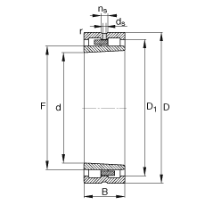 �A���L���S�� NNU4980-S-K-M-SP, ����(j��) DIN 5412-4 ��(bi��o)��(zh��n)����Ҫ�ߴ�, �Ƕ�λ�S��, �p�������F�����F�� 1:12 ���ɷ��x, �����ּ����pС�ď����(n��i)����϶�����ƹ���