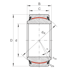 �P(gu��n)��(ji��)�S�� GE17-UK-2RS, ����(j��) DIN ISO 12 240-1 ��(bi��o)��(zh��n), ��S�o(h��)���ɂ�(c��)���ܷ�