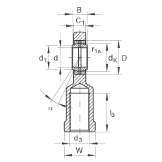 �U���S�� GIR60-DO-2RS, ����(j��) DIN ISO 12 240-4 ��(bi��o)��(zh��n)����������(n��i)�ݼy����S�o���ɂ�(c��)���ܷ�
