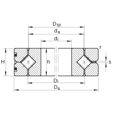 ����L���S�� SX011840, ����(j��) DIN 616 ��(bi��o)��(zh��n)�ĳߴ�ϵ�� 18