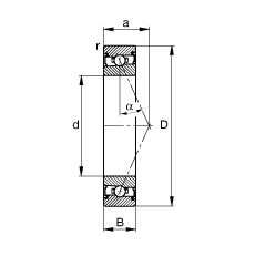���S�S�� HSS71924-E-T-P4S, �{(di��o)��(ji��)���Ɍ�(du��)���b�����|�� �� = 25�㣬�ɂ�(c��)���ܷ⣬�ǽ��|�����ƹ���
