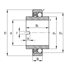 ���{(di��o)�����S�� 11205-TVH, ����(j��) DIN 630 ��(bi��o)��(zh��n)����Ҫ�ߴ磬��(n��i)Ȧ���L(zh��ng)