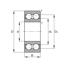 ������S�� 4312-B-TVH, ����(j��) DIN 625-3 ��(bi��o)��(zh��n)����Ҫ�ߴ磬�p��