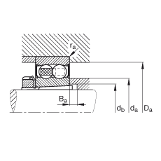 ���{(di��o)�����S�� 2205-K-2RS-TVH-C3 + H305, ����(j��) DIN 630 �� DIN 5415 �˜ʵ���Ҫ�ߴ�, ���F�׺;o���ף��ɂ�(c��)���ܷ�