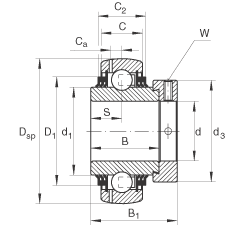 ���������S�� GE40-KTT-B, ������Ȧ��ƫ���iȦ��λ�� �ɂ� T ���ܷ�