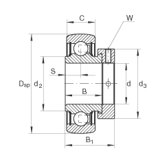 ���������S�� RAE25-NPP-B, ������Ȧ��ƫ���iȦ��λ�� �ɂ�(c��) P ���ܷ�