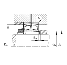 �{(di��o)�ĝL���S�� 21308-E1-K + H308, ����(j��) DIN 635-2 ��(bi��o)��(zh��n)����Ҫ�ߴ�, ���F�׺;o����