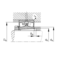 �{(di��o)�ĝL���S�� 23152-K-MB + H3152X, ����(j��) DIN 635-2 �˜ʵ���Ҫ�ߴ�, ���F�׺;o����