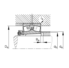�{(di��o)�ĝL���S�� 23948-K-MB + H3948, ����(j��) DIN 635-2 ��(bi��o)��(zh��n)����Ҫ�ߴ�, ���F�׺;o����
